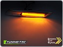 Boční LED dynamické blinkry BMW F10, F11, 2010-2013, stříbrné, kouřové, SEQ