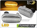 Boční LED dynamické blinkry Alfa Romeo Mito, 147 2000-2004, GT, SEQ, bílé