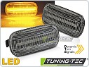 Boční LED dynamické blinkry Audi A4 B6, B7, A3 8P, A6 C6, SEQ, bílé