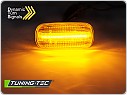 Boční LED dynamické blinkry Audi A4 B6, B7, A3 8P, A6 C6, SEQ, bílé