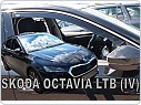 Plexi ofuky oken, deflektory, přední Škoda Octavia IV 2020-,5dv. přední