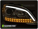 Přední světla, světlomety, lampy Mercedes W164, 2009-2011, LED SEQ, chrom