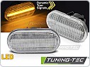 Boční LED dynamické blinkry Renault Clio II, 1998-2005, bílé