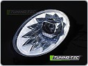 Přední LED světla, světlomety, lampy Mini Cooper F54, F55, F56, 2014-2021, SEQ, DRL, černé