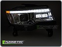 Přední světla, světlomety, lampy Jeep Grand Cherokee, 2014-2021, TubeLight, SEQ, chrom