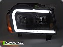 Přední světla, světlomety, lampy Jeep Grand Cherokee 2005-2008, Tube Light, černé