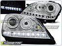 Přední světla Mercedes ML, W164, 2005-2007, LED Daylight, chrom LPME63