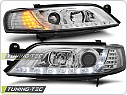 Přední světla Opel Vectra B, 1995-1998, LED Daylight, chrom + LED blinkr LPOP73