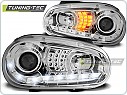 Přední světla Volkswagen Golf 4, 1998-2003, LED Daylight, chrom 2+ LED blinkr LPVWB1