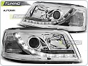 Přední světla Volkswagen VW T5, 2003-2009, LED Daylight, chrom LPVW18