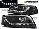 Přední světla Volvo S40, V40, 1996-2000, LED Daylight, černé black LPVO06