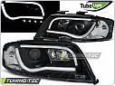 Přední světlomety Audi A6, 2001-2004, TUBE neon led light, černé black LPAU94