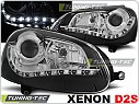 Přední světlomety, světla, lampy Volkswagen Golf 5, 2003-2009, LED Daylight, černé black, XENON D2S LPVWH9