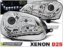 Přední světla Volkswagen Golf 5, 2003-2009, LED Daylight, chrom, XENON D2S LPVWH8