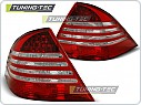 Zadní světla, lampy Mercedes W220, S class, 1998-2005, bílé, červené LTME16