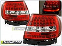 Zadní světla, lampy LED Audi A4, 1995-2000, sedan, čiré, červené LDAU47