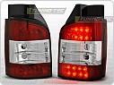 Zadní světla, lampy LED Volkswagen T5, 2003-2009, čiré, červené LDVW27