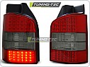 Zadní světla, lampy LED Volkswagen T5, 2003-2009, kouřové, červené LDVW30