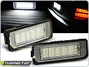 Osvětlení SPZ, LED bílá, Volkswagen Golf 5, 6, 7, 2003-2009, bílé