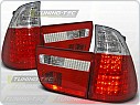 Zadní světla, lampy LED BMW X5 E53, 1999-2006, čiré, červené LDBM21