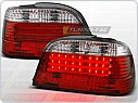 Zadní světla, lampy LED BMW E38, 1994-2001, čiré, červené LDBM46