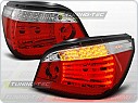 Zadní světla, lampy LED BMW E60, 2003-2007, sedan, čiré, červené LDBM62