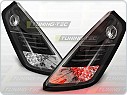 Zadní světla, lampy LED Fiat Grande Punto, 2005-2009, čiré, černé LDFI03