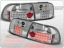 Zadní světla, lampy LED Honda Civic, 1991-1995, 2/4dveře, čiré, chrom LDHO05