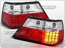 Zadní světla, lampy LED Mercedes W124, E-class, 1985-1998, čiré, červené LDME02