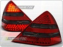 Zadní světla, lampy LED Mercedes R170 SLK, 1996-2004, kouřové, červené LDME03