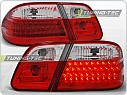 Zadní světla, lampy LED Mercedes W210 Sedan, E-class, 1993-2000, čiré, červené LDME28