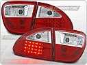 Zadní světla, lampy LED Seat Leon, 1998-2005, čiré, červené LDSE03