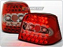 Zadní světla, lampy LED Volkswagen Golf 4, 1998-2003, čiré, červené LDVW37