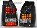 Zadní světla, lampy LED Volkswagen T5, 2003-2009, čiré, černé LDVW42