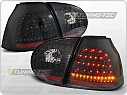 Zadní světla, lampy LED Volkswagen Golf 5, 2003-2009, čiré, černé LDVW68