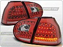 Zadní světla, lampy LED Volkswagen Golf 5, 2003-2009, čiré, červené LDVW69