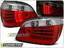 Zadní světla, lampy LED BMW E60, 2003-2007, sedan, čiré, červené LDBM18