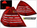 Zadní světla LED, Mercedes W203, sedan, C-class, 2000-2004, červené, bílé LDME59