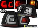 Zadní světlomety, světla, lampy LED, Volksvagen VW Golf 5, 2003-2009, černé, čiré LDVWA3