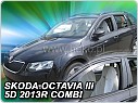 Plexi ofuky oken, deflektory Škoda Octavia 3, přední