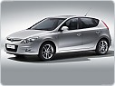 Gumové koberce, autokoberce sada HYUNDAI i30, 2007-2011