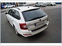 Práh zadního nárazníku, nákladové hrany, černý plast, Škoda Octavia 3 COMBI