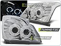 Přední světla Toyota Land Cruiser 120, 2003-2009, Angel Eyes, chrom LPTO05