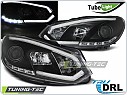 Přední světlomety, světla, lampy VW Golf 6, VI 2009- Tube Light, černé black, denní svícení RL00, LPVWi5