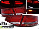 Zadní světla, světlomety, lampy Audi A4 B8 avant, 2008-2011, LED bar, červené, bílé LDAUA5