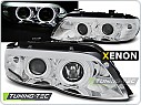 Přední světla, světlomety, lampy BMW X5, E53, 2003-2006, Angel Eyes, chrom XENON LPBMC2