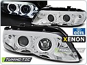 Přední světla lampy BMW X5, E53, 2003-2006, Angel Eyes, chrom CCFL, XENON LPBMD0