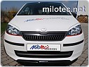 Škoda Citigo, lišta masky, černá metalíza