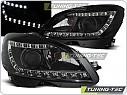 Přední světlomety, lampy Mercedes W204, classe C, 2007-2010, LED Daylight, černé black, LPME91