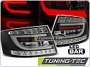 Zadní světlomety, světla, lampy Audi A6, C6, 2004-2008, sedan, LED BAR černé black, 7pin, LDAUC4